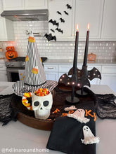 Small Beaded Witch Hat Sitter