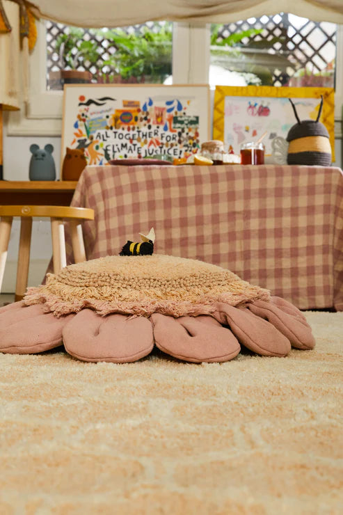 Floor cushion Pink Daisy