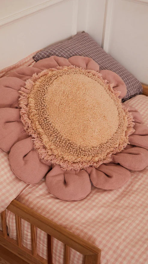 Floor cushion Pink Daisy