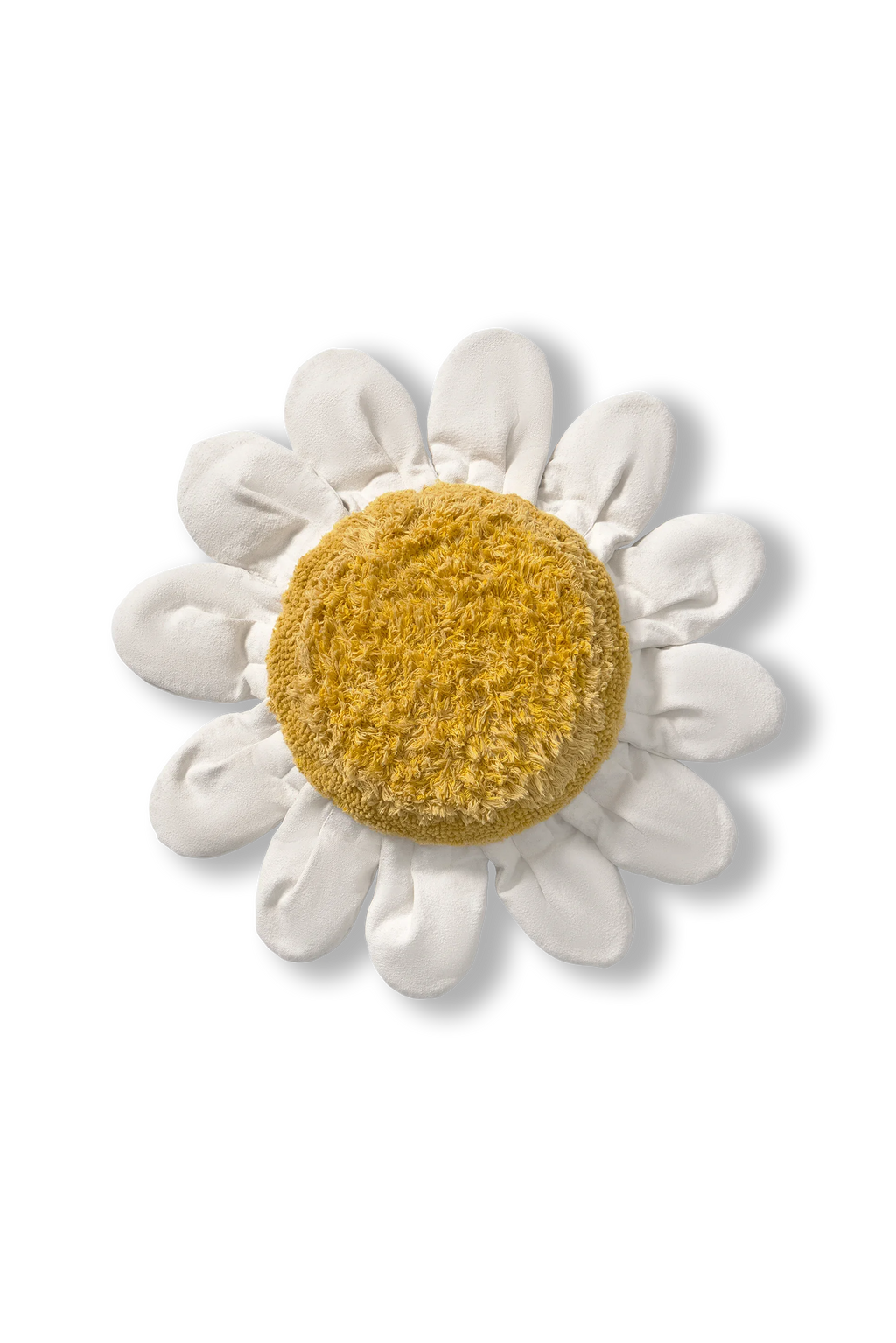 Floor Cushion White Daisy