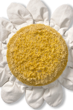 Floor Cushion White Daisy