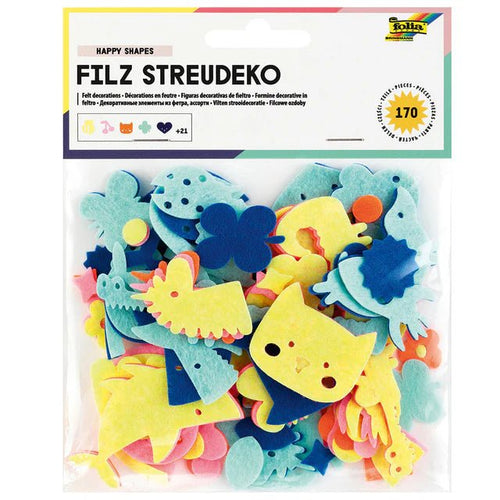 Felt decoration Happy Shapes