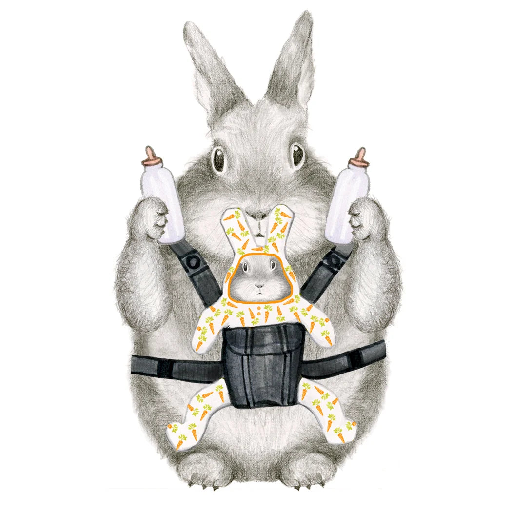 New Parent Bunny  Card
