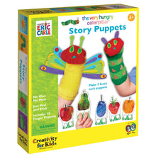 The very hungry caterpillar story puppets