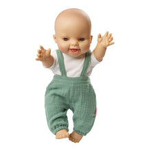 Peto Color Verde Salvia para Muñeca ( 2 tallas)