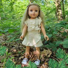 Falda cruzada para muñeca (2 tallas)