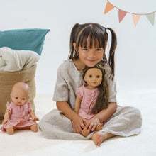 Falda cruzada para muñeca color Rosa ( 2 tallas)
