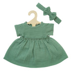 Vestido Verde Para Muñeca ( 2 tallas)