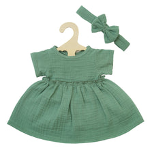 Vestido Verde Para Muñeca ( 2 tallas)