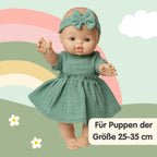 Vestido Verde Para Muñeca ( 2 tallas)