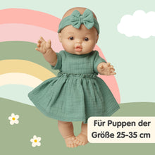 Vestido Verde Para Muñeca ( 2 tallas)