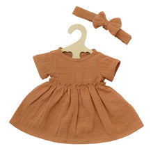 Vestido Color Caramelo Para Muñeca ( 2 tallas)