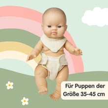 Conjunto para muñeca bebé con Pañales