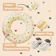 Conjunto de natación para muñeca Heart Confetti