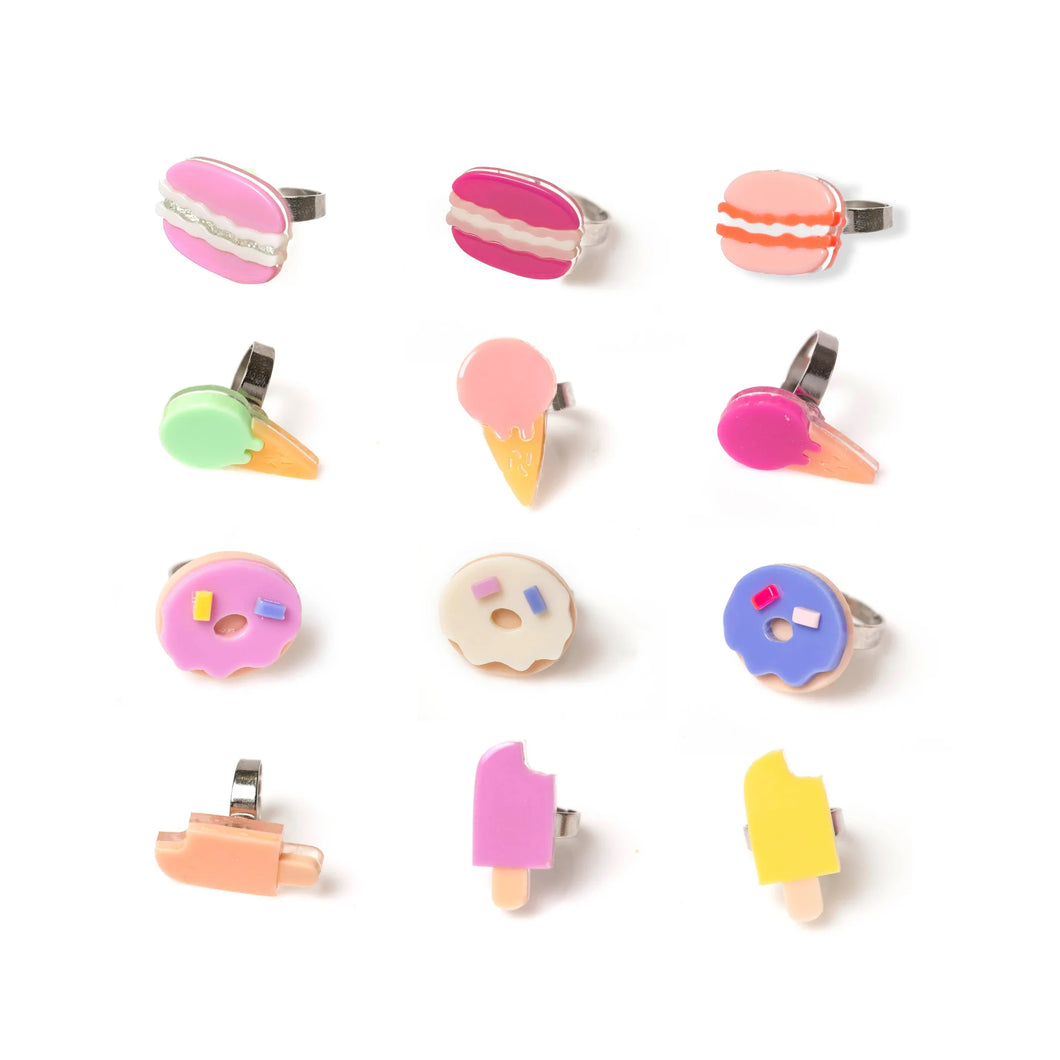 Summer Treats Rings (Pack of 12)