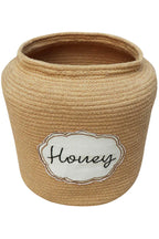 Basket Honey Pot
