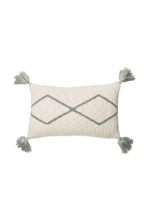 Knitted cushion little oasis natural - Azul Indus