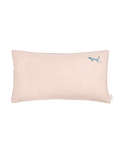 Lino  Embroid. Rectang. Cushion Fr Linen	Mauve Pink
