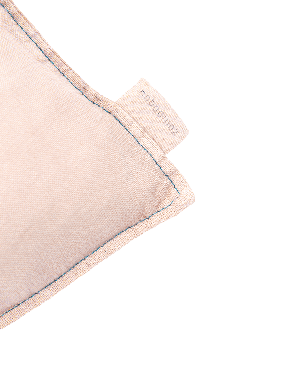 Lino  Embroid. Rectang. Cushion Fr Linen	Mauve Pink