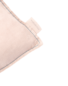 Lino  Embroid. Rectang. Cushion Fr Linen	Mauve Pink
