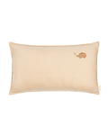 Lino  Embroid. Rectang. Cushion Fr Linen	Sand