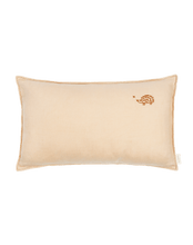 Lino  Embroid. Rectang. Cushion Fr Linen	Sand