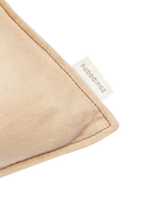 Lino  Embroid. Rectang. Cushion Fr Linen	Sand