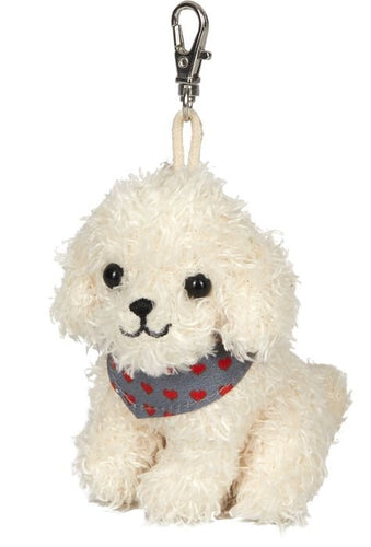 Plush Poudle White Pendant Funny Animal Parade