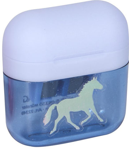 Double Sharpener Blue Horse Friends