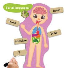 Maxi-puzle Descubre e identifica el cuerpo humano