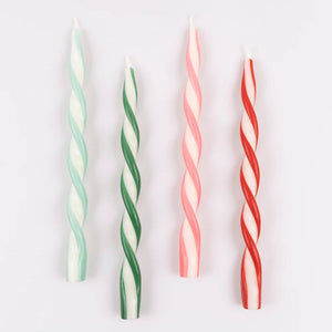 Assorted Stripe Twist Candlesk