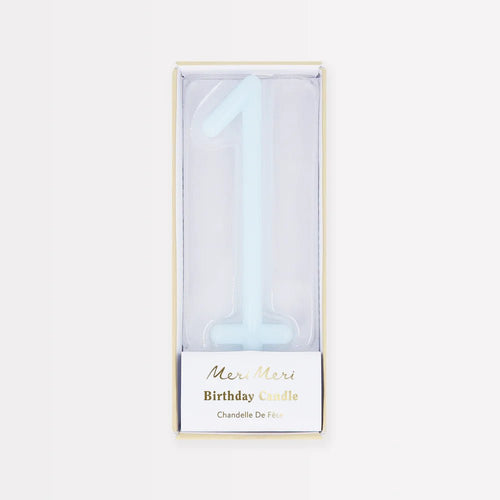 Slim Number 1 Candle