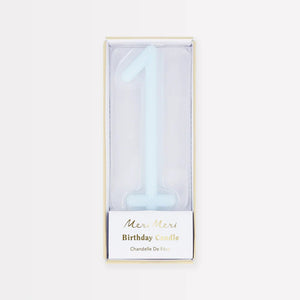 Slim Number 1 Candle