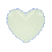 Pastel Heart Large Plates (x 8)