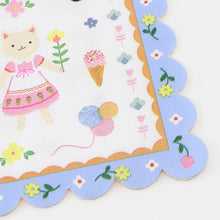Kitten Club Small Napkins (x 16)
