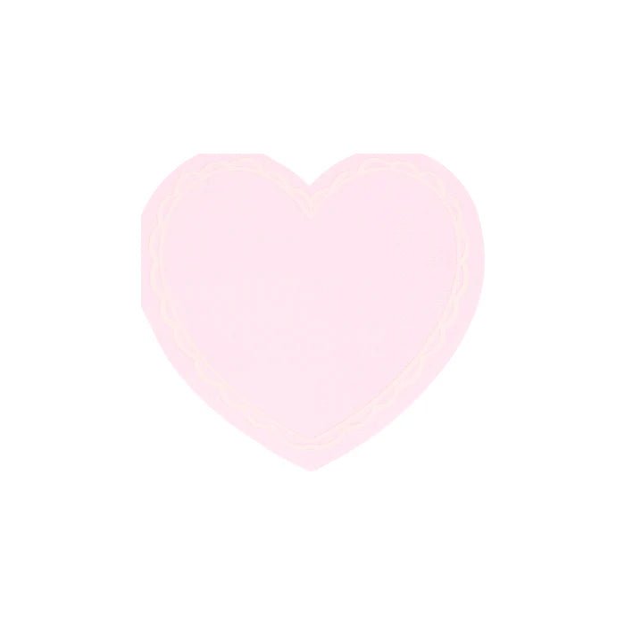 Pastel Heart Small Napkins (x 16)