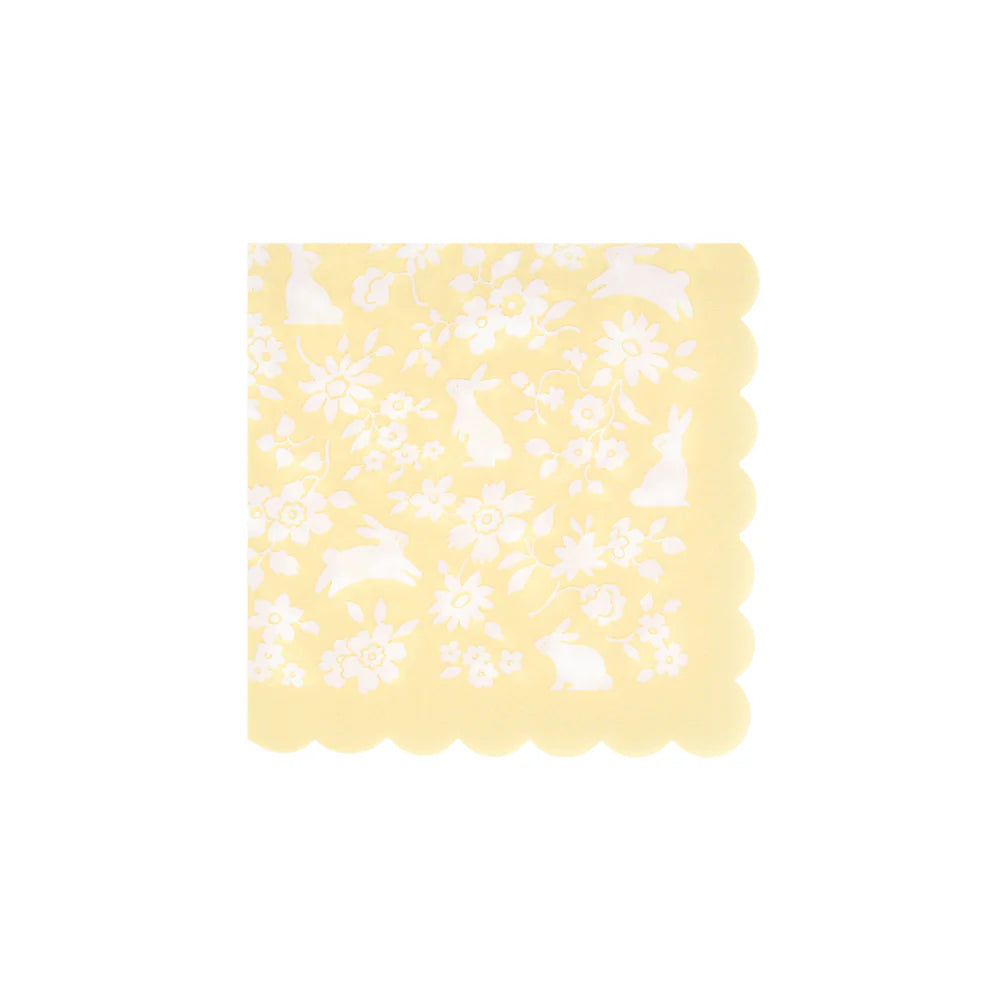 Ditsy Bunny Small Napkins