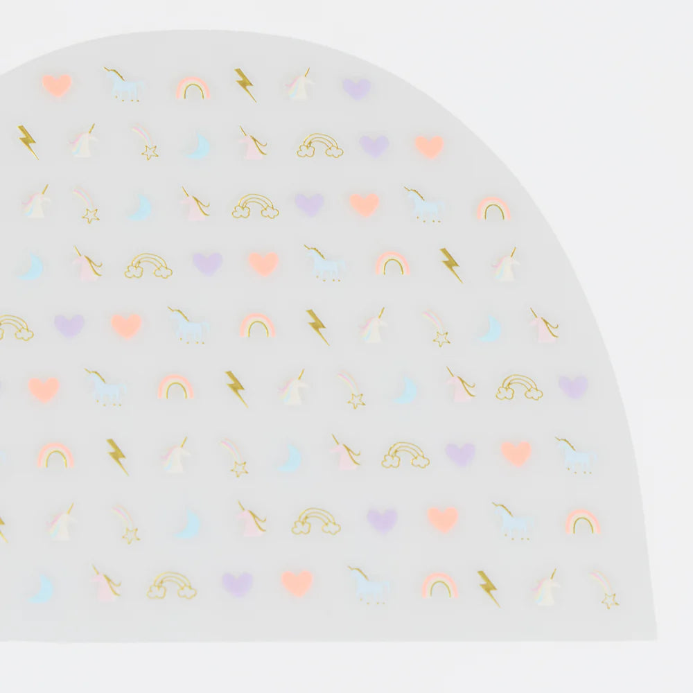 Rainbow Unicorn Nail Stickers (x 200)