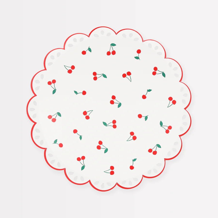 Cherry Pattern Side Plates (x 8)