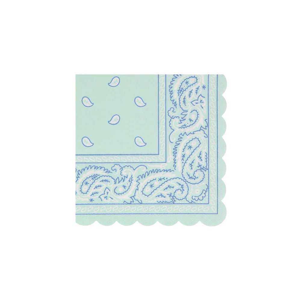 Western Bandana Small Napkins (x 16)