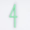 Slim Number 4 Candle