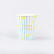 Bright Star Happy Birthday Cups (x 8)