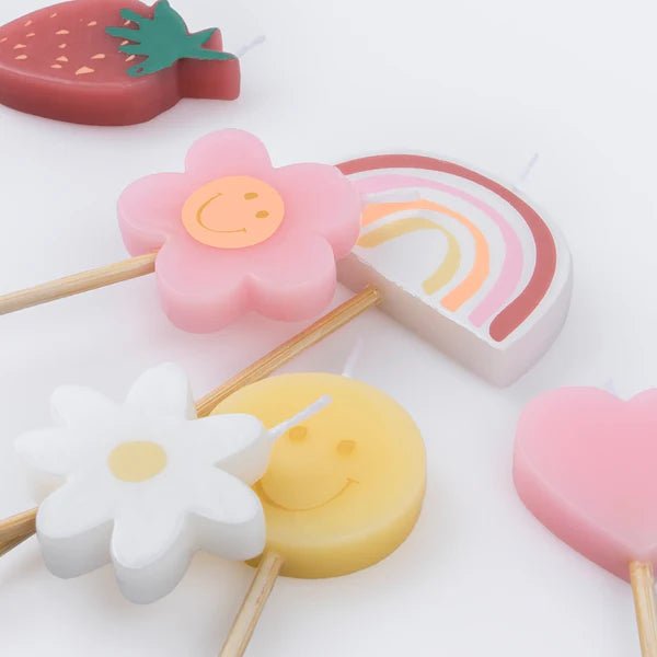 Happy Face Icon Candles