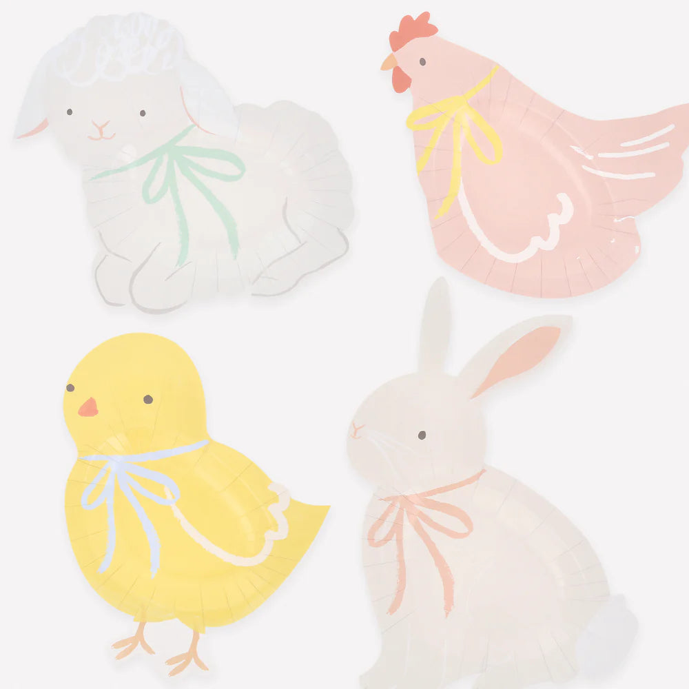 Spring Animals Plates