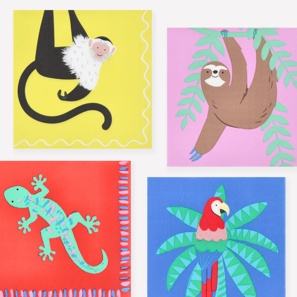 Jungle Jamboree Large Napkins
