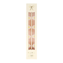 Pink Daisy Taper Candles (x 2)