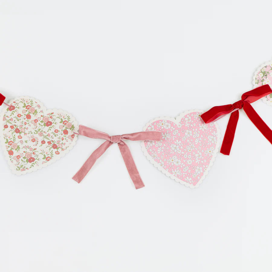 Meri Meri x Liberty Heart Garland