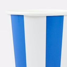 Beach Striped Cups (x 8)