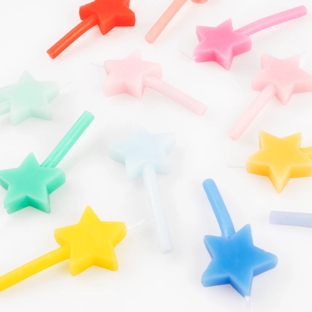 Rainbow Star Candles