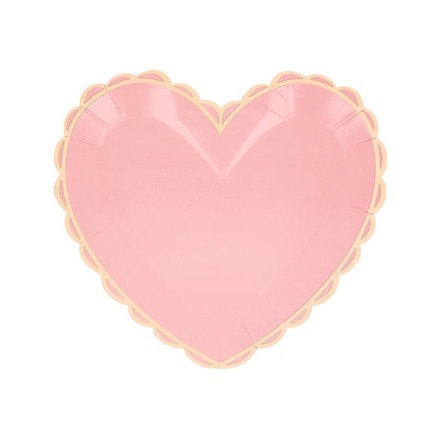 Pastel Heart Small Plates (x 8)